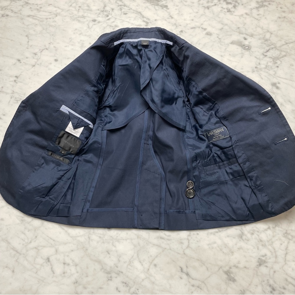 crewcuts Ludlow 3T Navy Blue Sport Suit Jacket Formal Blazer - Picture 9 of 10